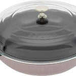 Staub Cast Iron 3.5-qt Braiser with Glass Lid, Lilac