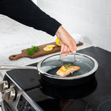 Alva Mastero 4-Quart Nonstick Saute Pan with Lid, 11-Inch