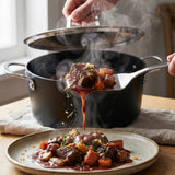 Alva Mastero 4.5-Quart Nonstick Stockpot with Lid, 9.5-Inch