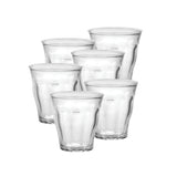 Duralex Picardie Made In France Clear Glass Tumbler, Set of 6, 6.75 ounce