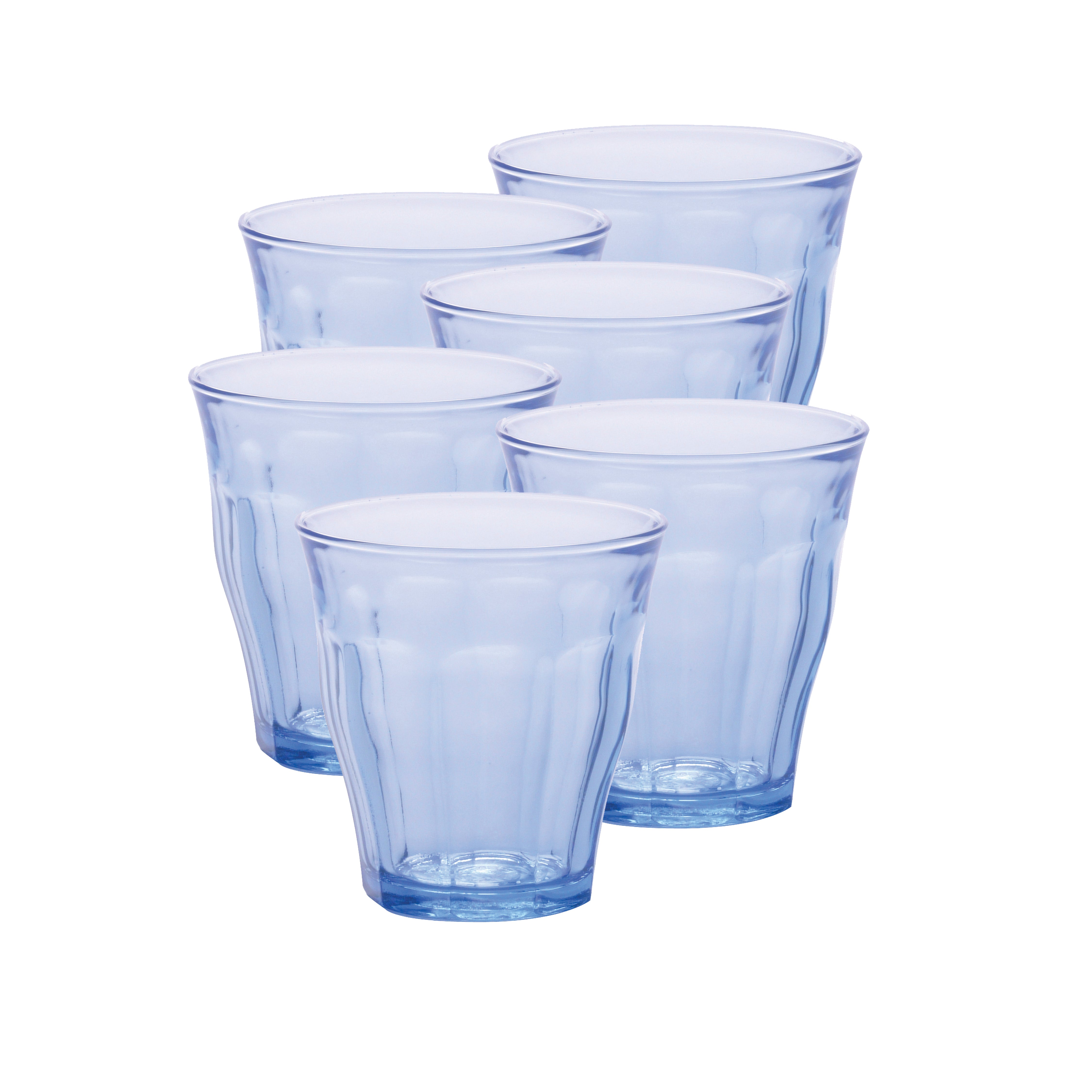 Duralex Picardie Made In France Marine Tumbler, Set of 6, 8.75 ounce