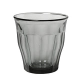 Duralex Picardie Gris Made In France 8.75 ounce Glass Tumbler, Set of 6