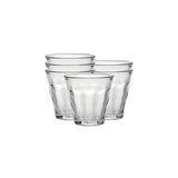 Duralex Picardie Made In France Clear Glass Tumbler, Set of 6, 10.75 ounce