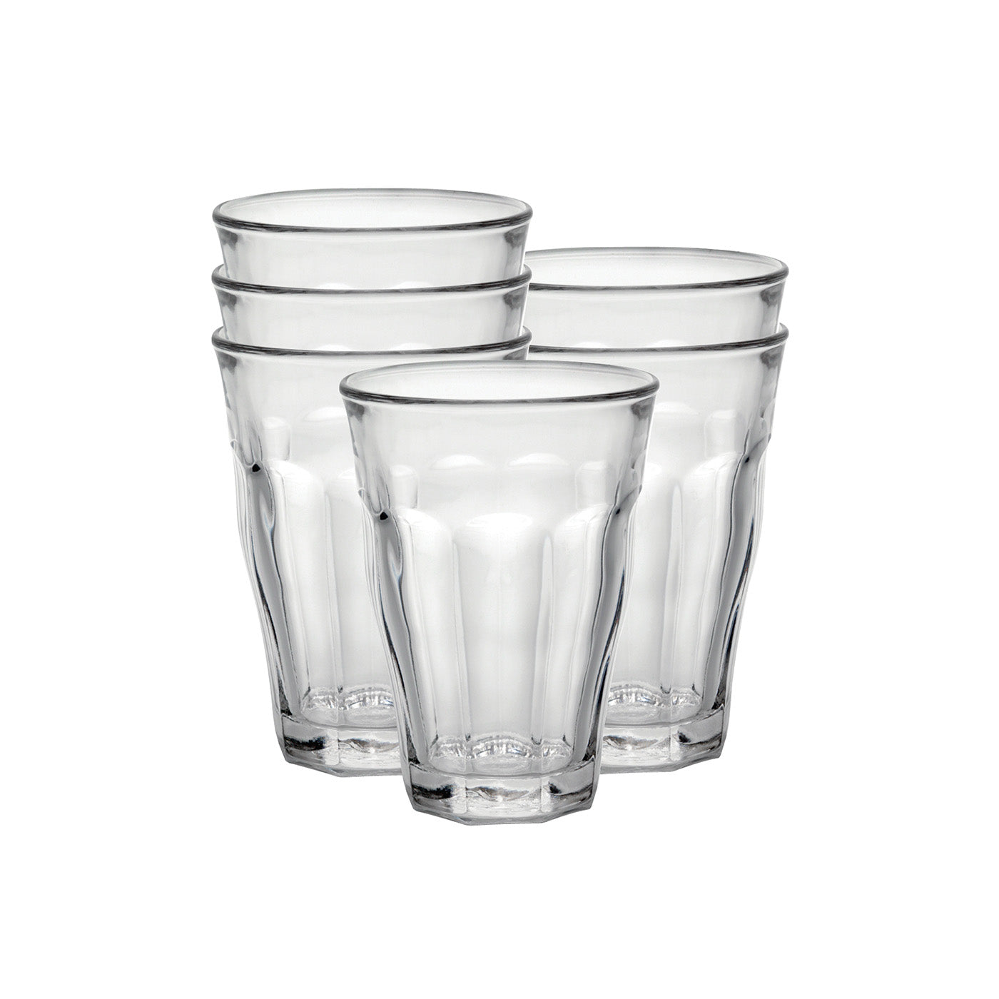 Duralex Picardie Made In France Clear Glass Tumbler, Set of 6
