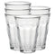 Duralex Picardie Made In France Clear Glass Tumbler, Set of 6, 17.75 ounce