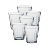 Duralex Prisme Clear Tumbler, Made in France, Set of 6