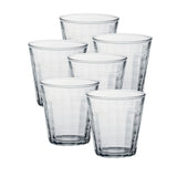 Duralex Prisme Clear Tumbler, Made in France, Set of 6, 7.75 ounce