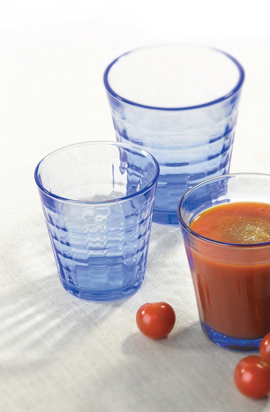 Duralex Prisme Marine Tumbler, Made in France, Set of 4
