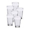Duralex Prisme Clear Tumbler, Made in France, Set of 6, 11.625 ounce