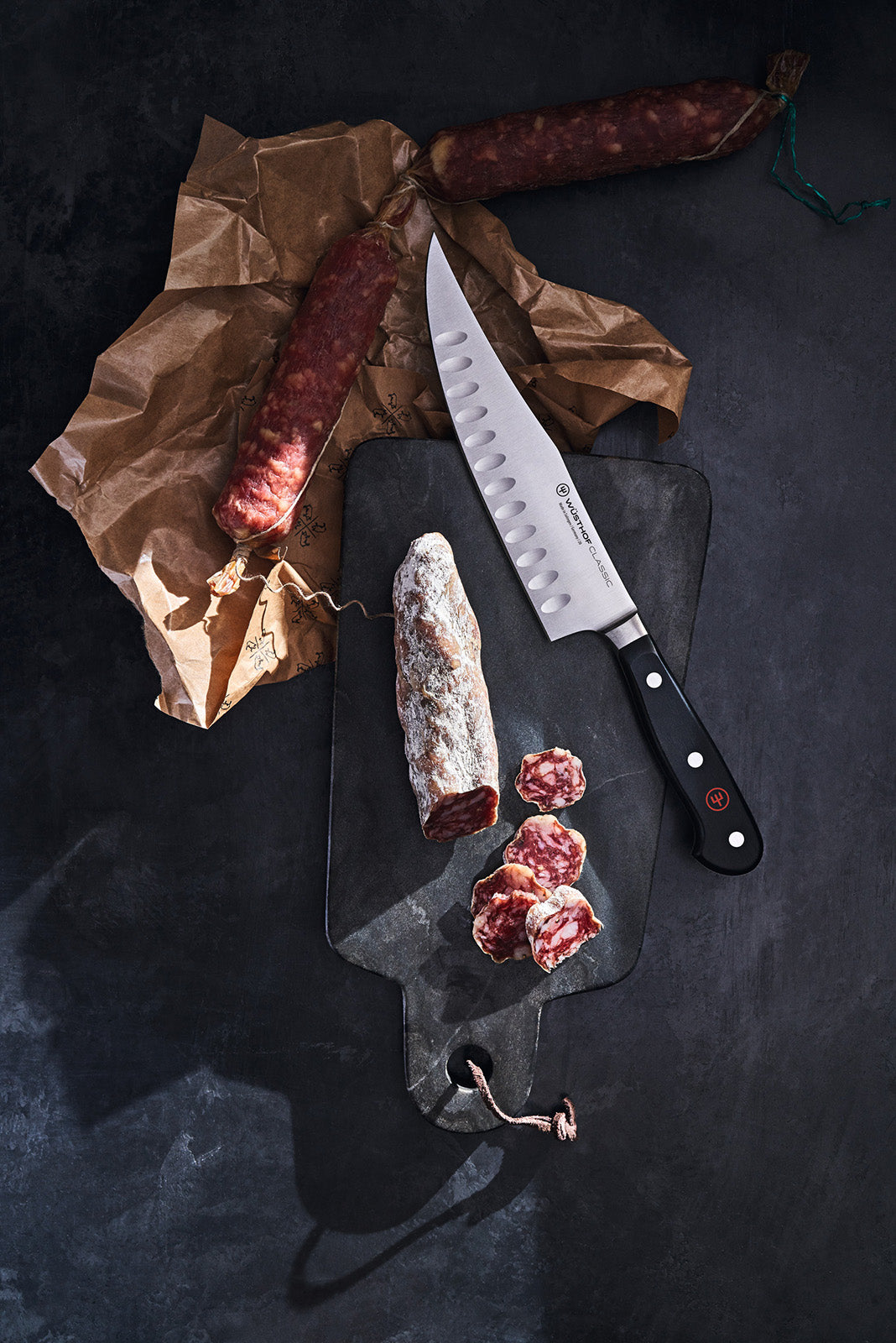Wusthof Classic 7" Craftsman Knife, Hollow Edge