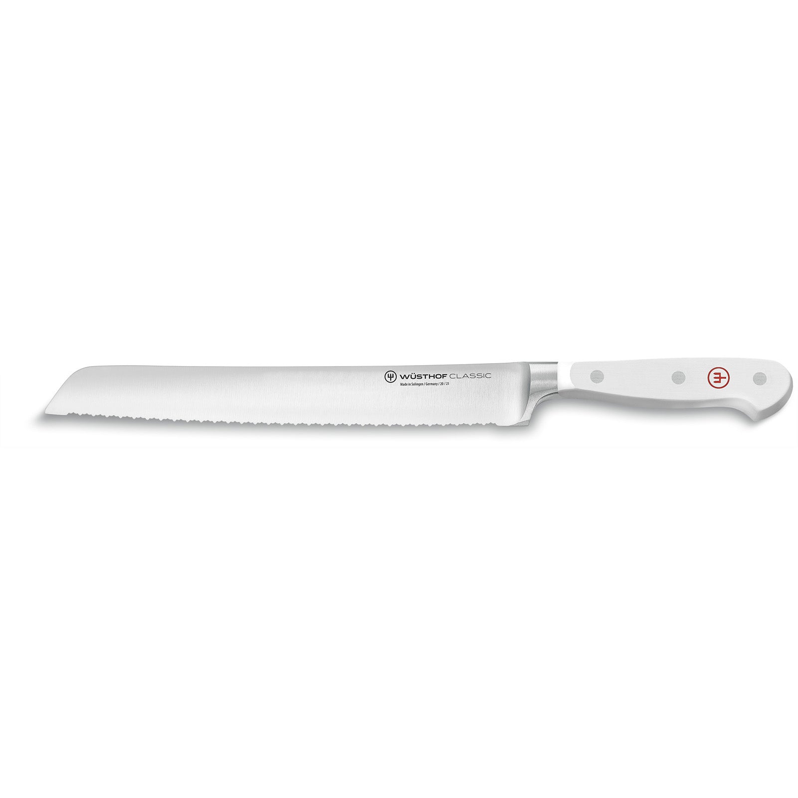 Wusthof Classic White 9 Inch Double Serrated Bread Knife