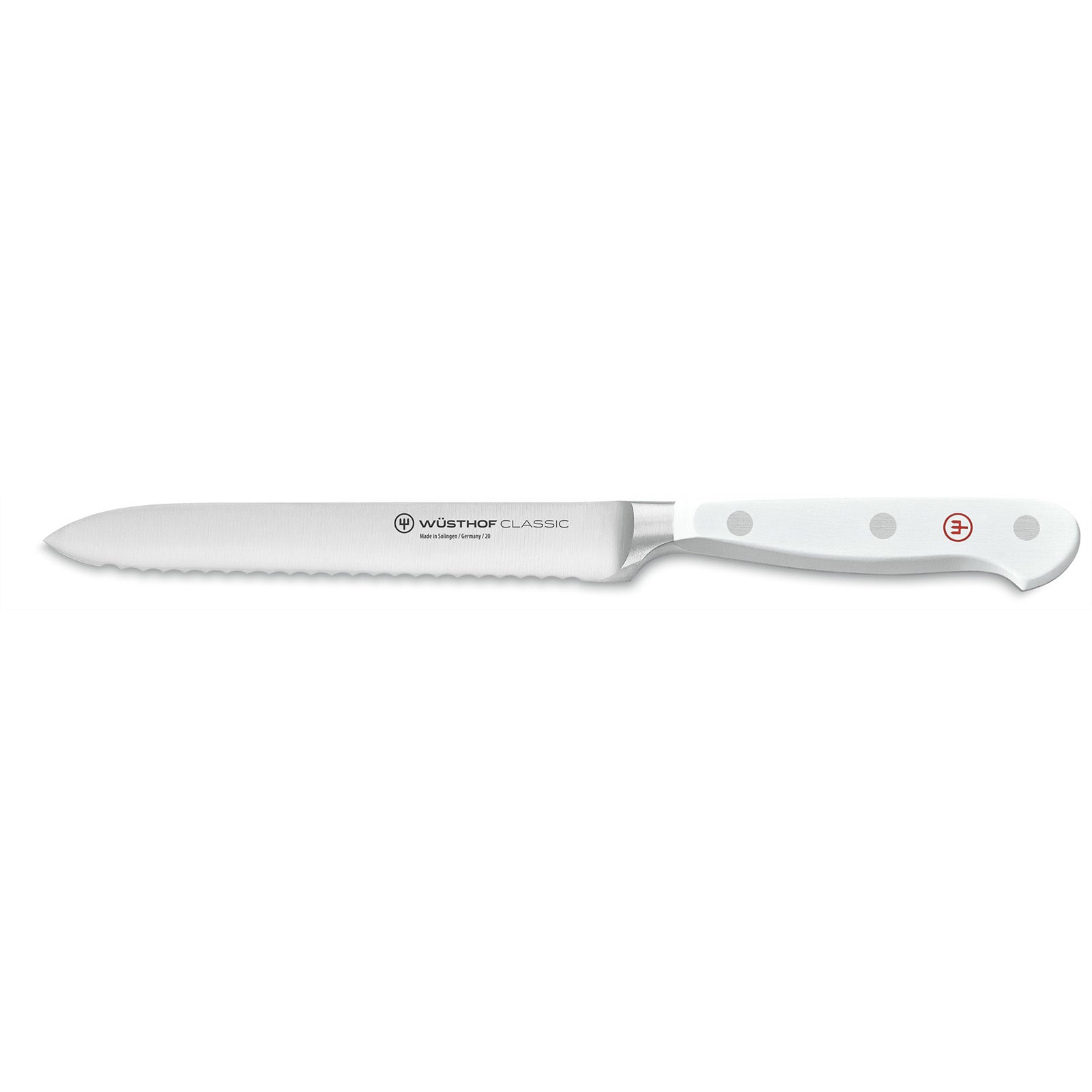 Wusthof Classic White 5 Inch Serrated Knife