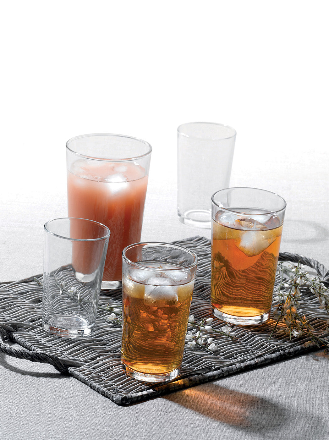 Duralex Unie Made in France Glass Tumbler, Set of 6, 7 ounce