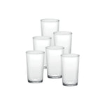 Duralex Unie Made in France Glass Tumbler, Set of 6, 7 ounce
