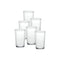 Duralex Unie Made in France Glass Tumbler, Set of 6, 7 ounce
