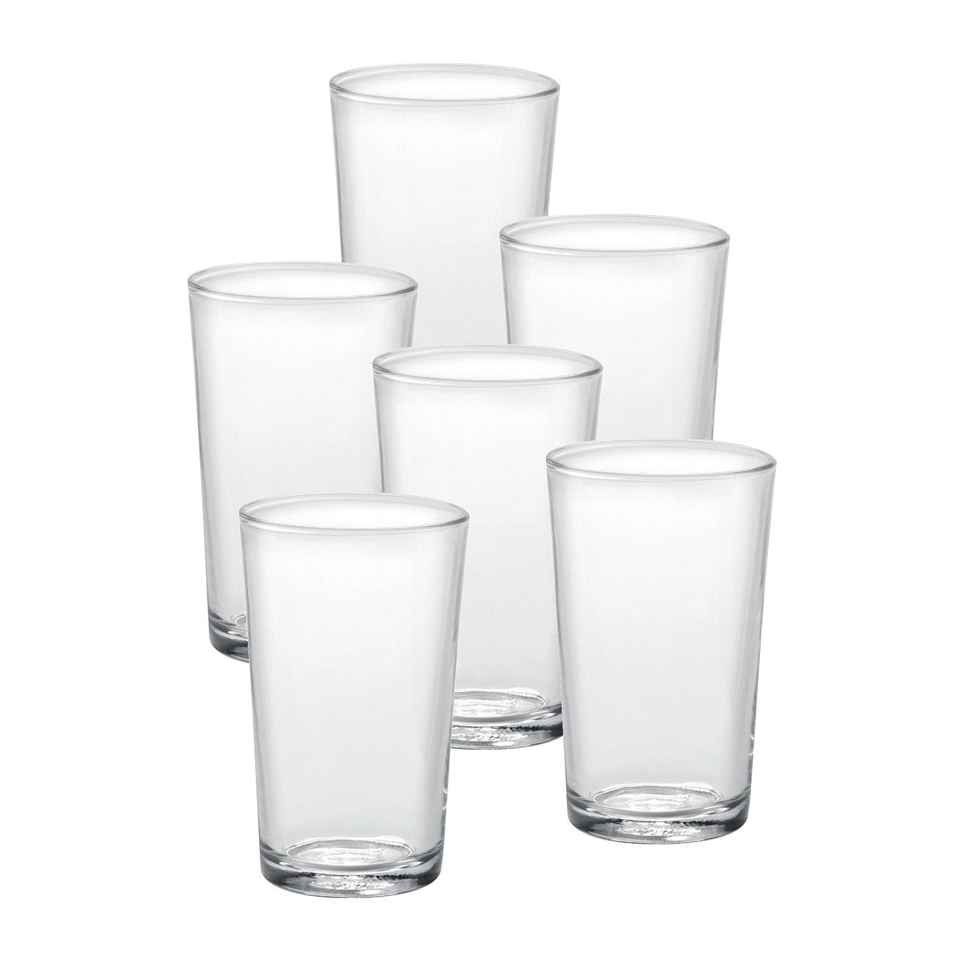 Duralex Unie Made in France Glass Tumbler, Set of 6, 8.75 ounce