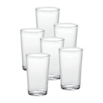 Duralex Unie Made in France Glass Tumbler, Set of 6, 8.75 ounce