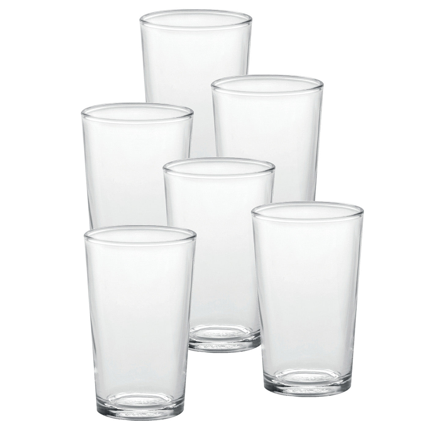 Duralex Unie Made in France Glass Tumbler, Set of 6