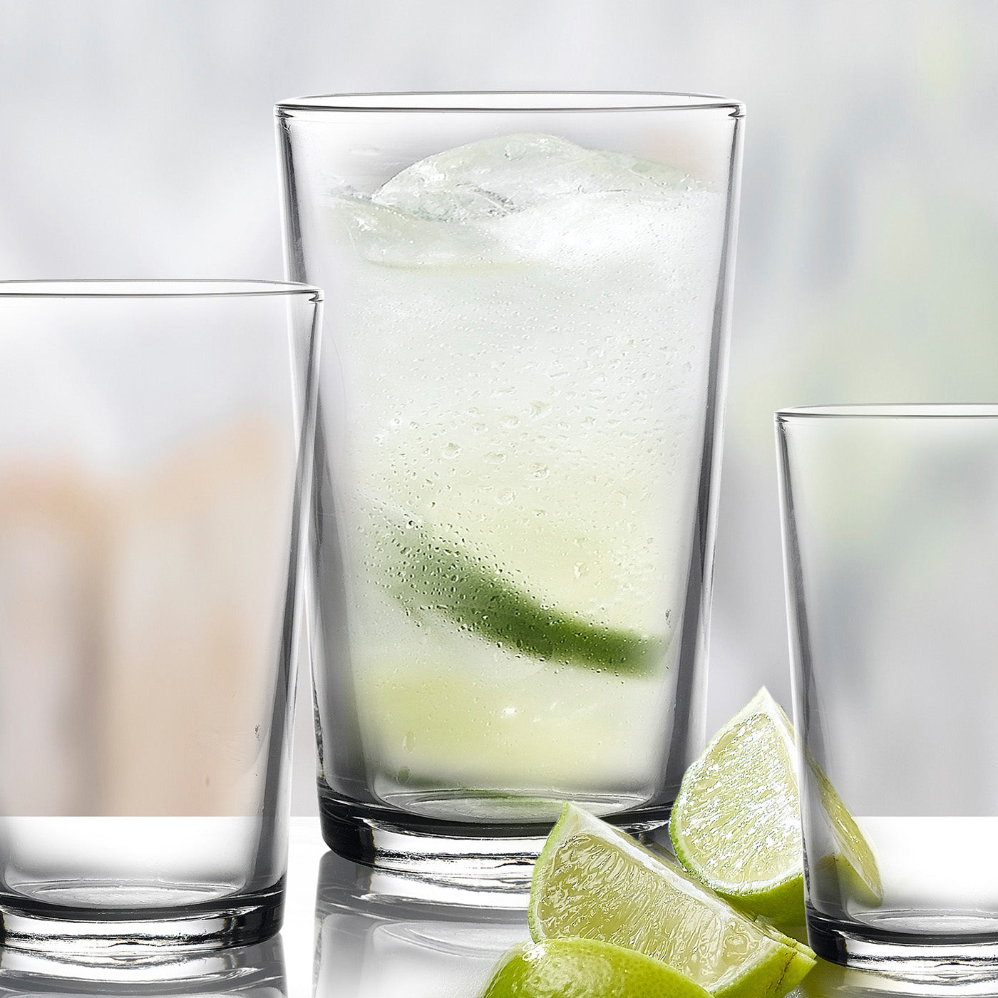 Duralex Unie Made in France Glass Tumbler, Set of 6, 11.5 ounce
