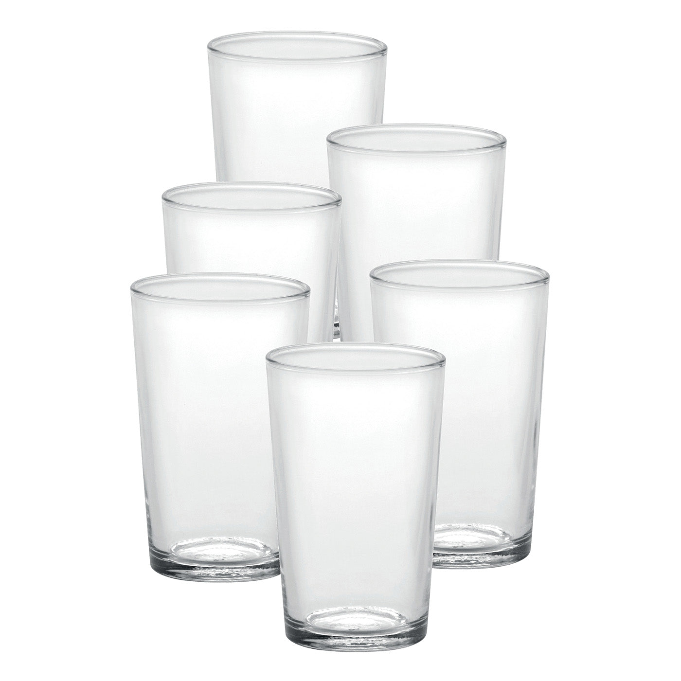 Duralex Unie Made in France Glass Tumbler, Set of 6, 11.5 ounce
