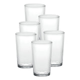 Duralex Unie Made in France Glass Tumbler, Set of 6, 11.5 ounce