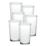 Duralex Unie Made in France Glass Tumbler, Set of 6, 19.75 ounce