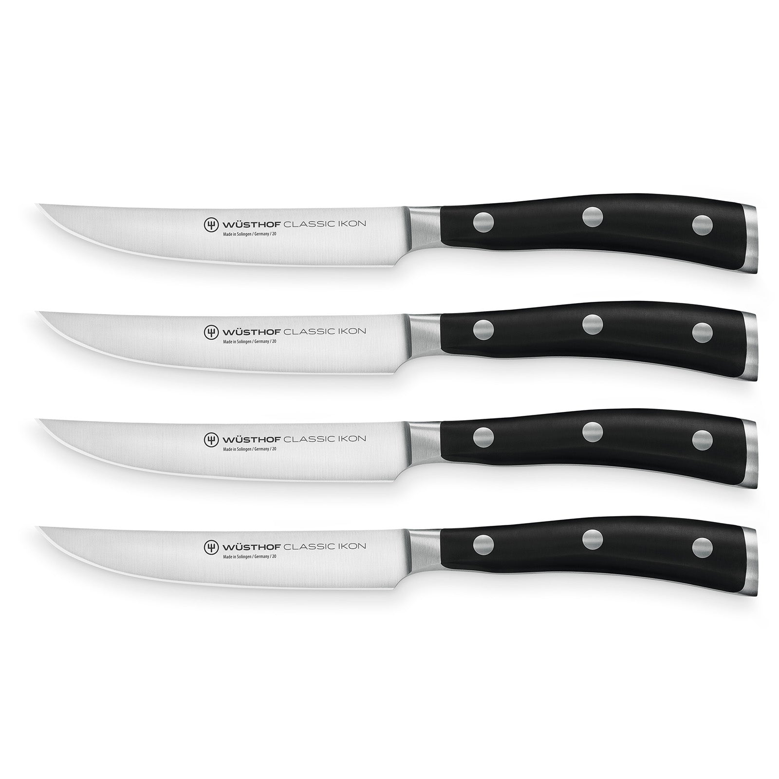 Wusthof Classic Ikon Four Piece Steak Knife Set W/Presentation Box