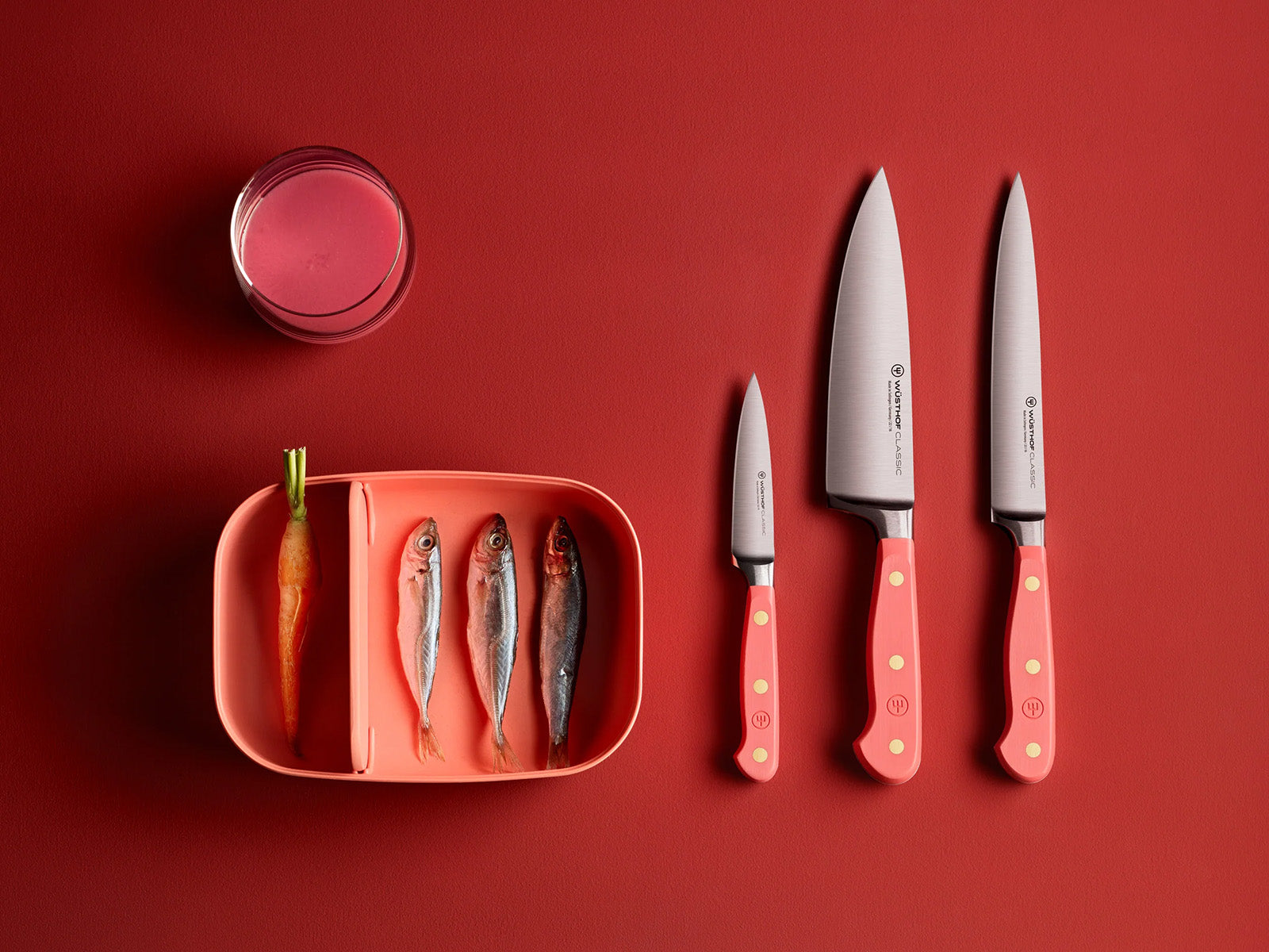 Wusthof Classic 6-Inch Utility Knife, Coral Peach