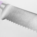 Wusthof Classic 9-Inch Double Serrated Bread Knife, Purple Yam
