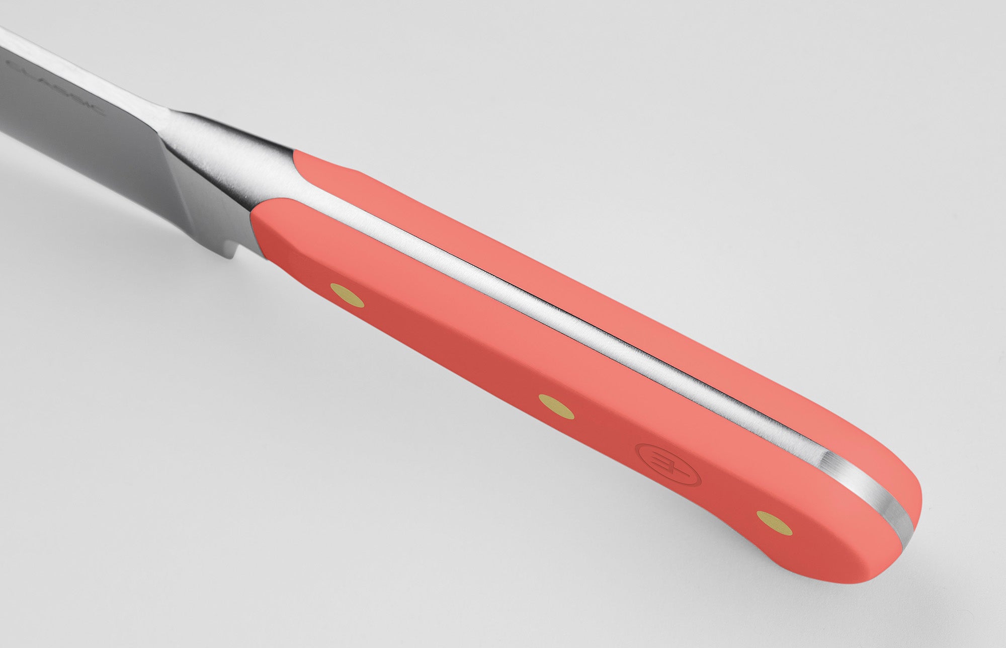 Wusthof Classic 9-Inch Double Serrated Bread Knife, Coral Peach