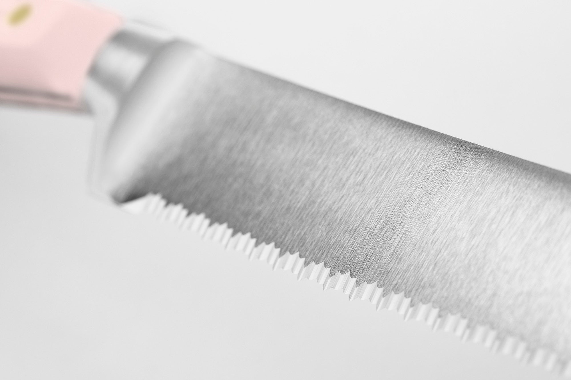 Wusthof Classic 9-Inch Double Serrated Bread Knife, Pink Sea Salt
