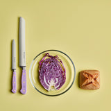 Wusthof Classic 5-Inch Serrated Utility Knife, Purple Yam