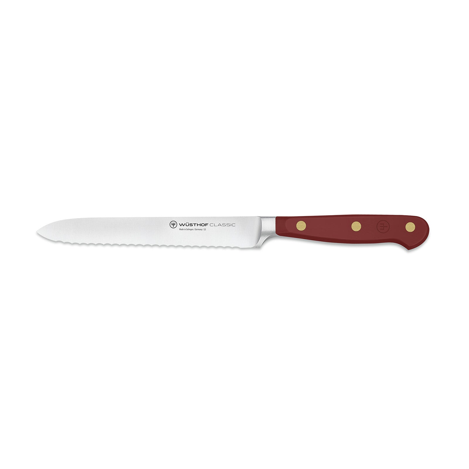 Wusthof Classic 5-Inch Serrated Utility Knife, Tasty Sumac