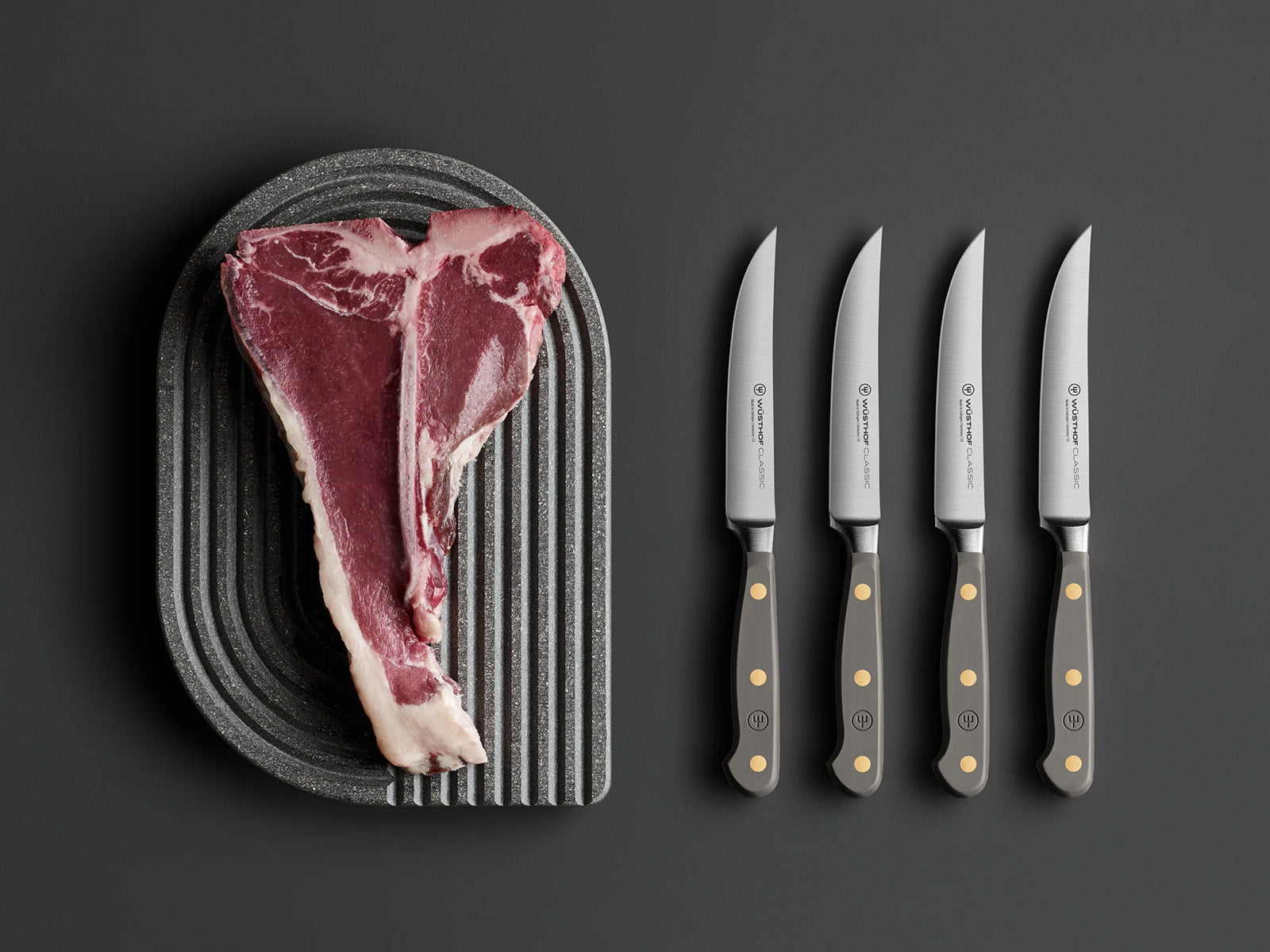Wusthof Classic 4.5-Inch Steak Knife, Velvet Oyster