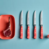 Wusthof Classic 4.5-Inch Steak Knife, Coral Peach