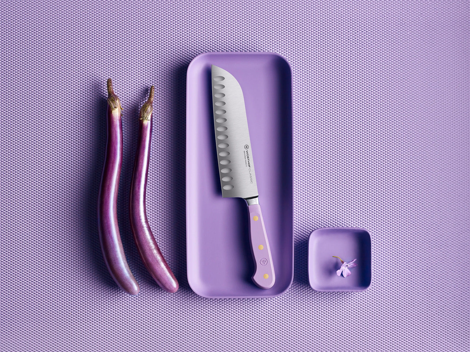 Wusthof Classic 7-Inch Santoku Knife, Purple Yam