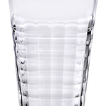Duralex Prisme Clear Tumbler, Made in France, Set of 6, 17.625 ounce