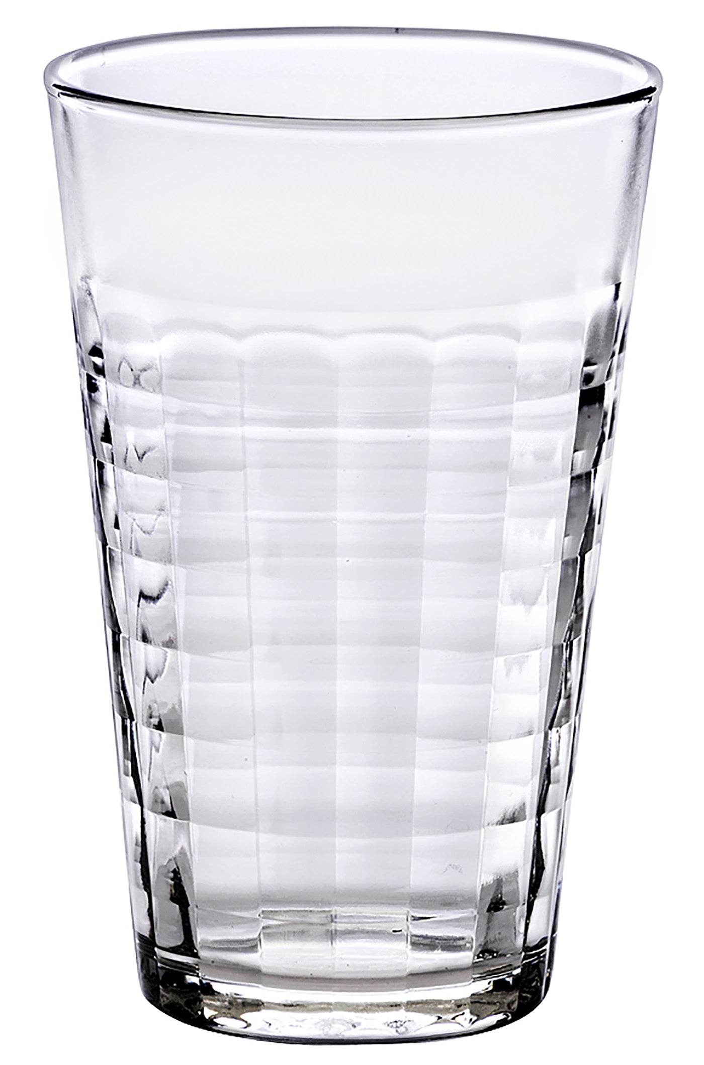 Duralex Prisme Clear Tumbler, Made in France, Set of 6, 17.625 ounce