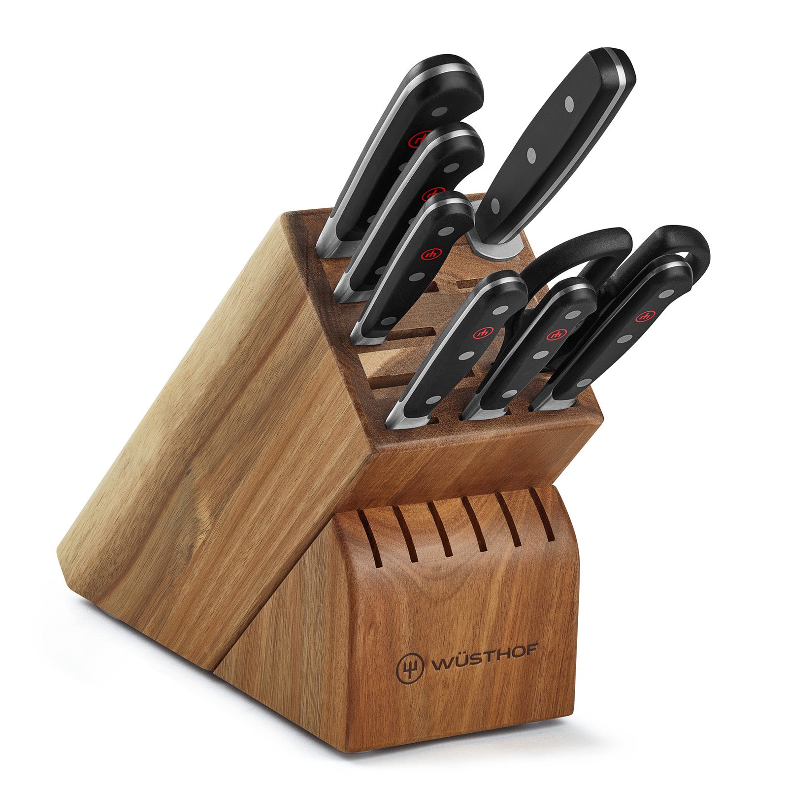 Wusthof Classic Classic 9 Piece Knife Block Set, Acacia