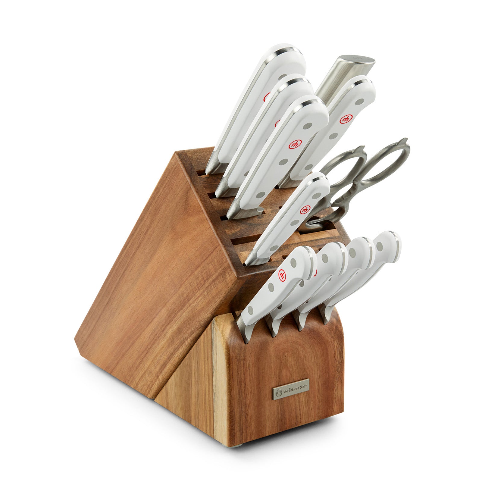 Wusthof Classic White Twelve Piece Knife Block Set