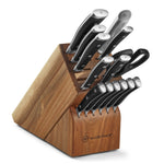 Wusthof Classic Ikon Classic Ikon 15 Piece Knife Block Set, Acacia