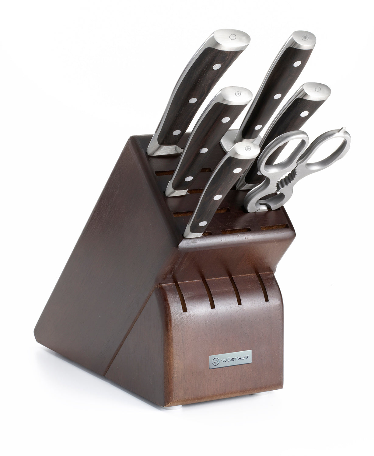 Wusthof Ikon Blackwood Seven Piece Knife Block Set