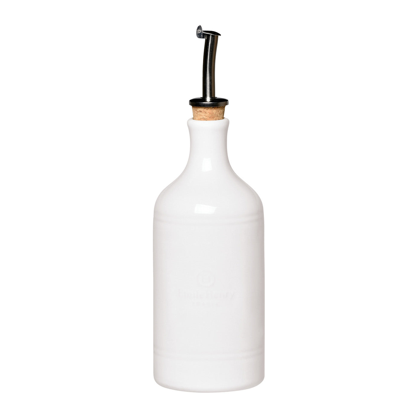 Emile Henry Made in France Oil Cruet, Flour White