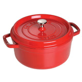 Staub 4-qt Round Cocotte, Cherry