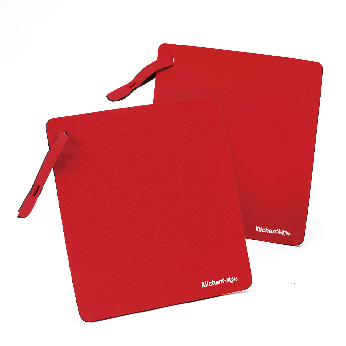 Kitchen Grips Pot Grabber & Trivet, 2 Piece Set, Red