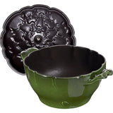 Staub Cast Iron 3-qt Artichoke Cocotte, Basil
