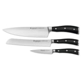Wusthof Classic Ikon 3 Piece Starter Set W/Bread Knife