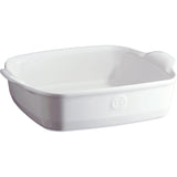 Emile Henry Square Baking Dish Ultime, 11-Inch, White