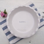 Emile Henry Made in France HR Ceramic 9-inch Pie Dish, Sugar