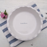 Emile Henry Made in France HR Ceramic 9-inch Pie Dish, Sugar